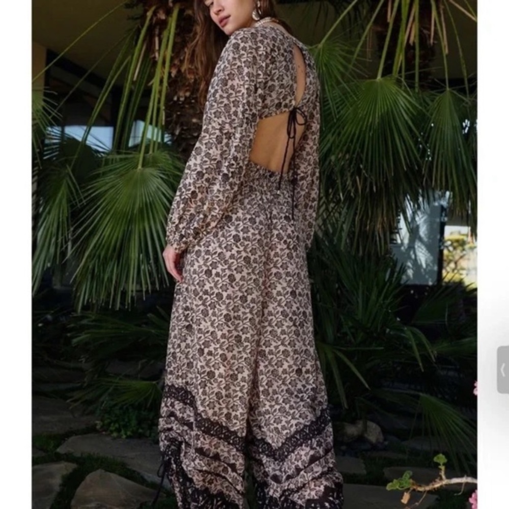 New Free People Forever Timeless Soulmate Boho Jumpsuit Size XS - Picture 8 of 16